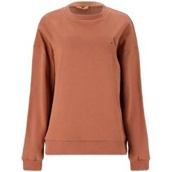 Damska bluza oversize Athlecia Lia. Brązowe bluzy bez kaptura Athlecia, bez wzorów, bez kaptura. Za 187.00 zł.