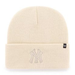New York Yankees Haymaker Czapka zimowa - Naturalny. Białe czapki zimowe 47 Brand, bez wzorów. Za 138.00 zł.
