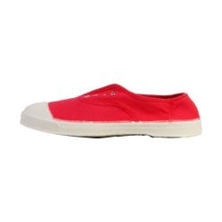 Tenisówki Bensimon Elly - Damskie. Czerwone trampki Bensimon, bez wzorów, z materiału, bez zapięcia. Za 165.90 zł.