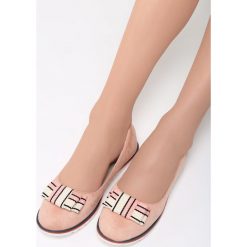 Różowe Balerinki Lilium. Czerwone baleriny Born2be, z materiału. Za 54.99 zł.