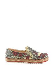 Goby Espadryle ze wzorem rozmiar: 37. Brązowe espadryle Goby, bez wzorów, z materiału, bez obcasa. Za 225.45 zł.