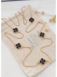 Atelier MIU Pozłacany naszyjnik z masą perłową - dł. 80 cm rozmiar: onesize. Białe naszyjniki atelier MIU, z materiału, z perłą, pozłacane. Za 105.14 zł.