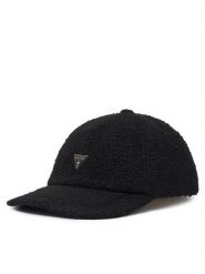 Guess Czapka z daszkiem AW5626 POL01 Czarny. Czarne czapki z daszkiem Guess, z aplikacjami, z poliesteru. Za 194.99 zł.