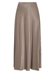MOSS COPENHAGEN Spódnica "Nicolette" w kolorze szarobrązowym rozmiar: XL. Brązowe spódnice Moss Copenhagen, xl, bez wzorów, maxi. Za 128.55 zł.
