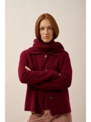 Just Cashmere Kaszmirowy kardigan "Hekla" w kolorze czerwonym rozmiar: S. Czerwone swetry Just Cashmere, s, bez wzorów, z kaszmiru, bez ramiączek. Za 761.99 zł.