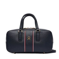 Torebka Tommy Hilfiger. Niebieskie torebki klasyczne Tommy Hilfiger, bez wzorów, klasyczne, bez dodatków. Za 649.99 zł.