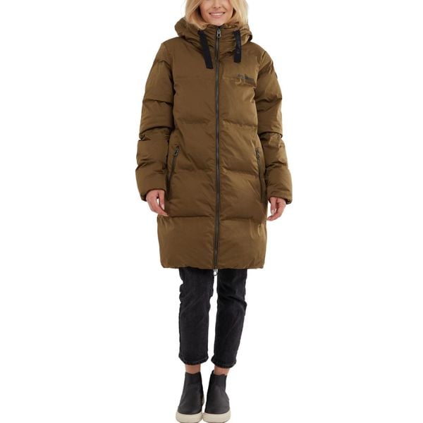 Damski płaszcz zimowy Fundango Vanessa Padded. Zielone płaszcze FUNDANGO, na zimę, xl, bez wzorów, sportowe, bez kaptura. Za 599.90 zł.