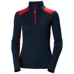 Sweter damski Helly Hansen Lifa. Niebieskie swetry Helly Hansen, na zimę, bez wzorów, sportowe, bez ramiączek. Za 441.50 zł.
