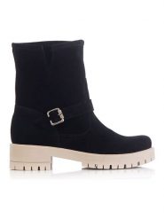 Zapato Skórzane botki w kolorze czarnym rozmiar: 38. Czarne botki Zapato, bez wzorów, bez obcasa, bez zapięcia. Za 241.91 zł.