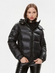 TWINSET Kurtka puchowa 232TT2350 Czarny Regular Fit. Czarne kurtki Twinset, bez wzorów, z puchu, bez kaptura. Za 939.99 zł.
