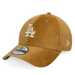 Czapka z daszkiem New Era. Brązowe czapki z daszkiem New Era, bez wzorów. Za 99.99 zł.