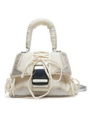 Steve Madden Torebka Bdiego-R SM13001346 Srebrny. Szare torebki klasyczne Steve Madden, bez wzorów, ze skóry, bez dodatków. Za 369.99 zł.