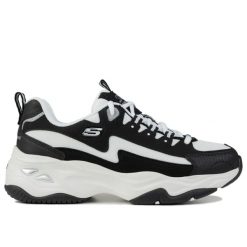 Buty damskie sportowe Skechers D LITES 4.0. Białe buty sportowe lifestyle Skechers, bez wzorów, sportowe, bez zapięcia, skechers sport. W wyprzedaży za 269.00 zł.
