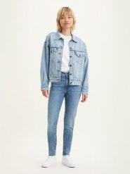 Levi´s Dżinsy - Skinny fit - w kolorze niebieskim rozmiar: W23/L28. Niebieskie jeansy l, z aplikacjami, klasyczne, z podwyższonym stanem. Za 145.60 zł.