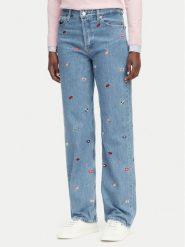 Tommy Jeans Jeansy Layla DW0DW23100 Niebieski Slim Fit. Niebieskie jeansy Tommy Jeans, bez wzorów, z bawełny. Za 569.99 zł.