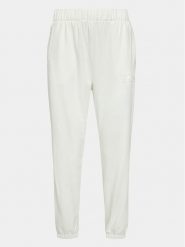 Gap Spodnie dresowe 729736-05 Biały Regular Fit. Białe spodnie dresowe GAP, bez wzorów, z bawełny. Za 129.99 zł.