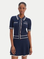 Guess Sweter V6RR02 Z4652 Granatowy Regular Fit. Niebieskie swetry Guess, l, z aplikacjami, z syntetyku, bez ramiączek. Za 429.99 zł.