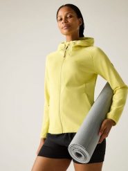 Regatta Kurtka polarowa "Nayna" w kolorze żółtym rozmiar: 42. Żółte kurtki Regatta, bez wzorów, z polaru, bez kaptura. Za 132.05 zł.