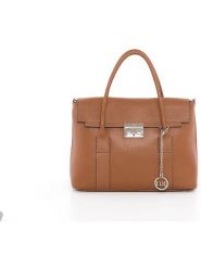 Mia Tomazzi Skórzana torebka "Digione" w kolorze jasnobrązowym - 33 x 25 x 13 cm rozmiar: onesize. Brązowe torebki klasyczne Mia Tomazzi, bez wzorów, z materiału, przez ramię, bez dodatków. Za 260.99 zł.