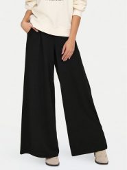 JDY Spodnie palazzo Tanja 15341466 Czarny Wide Leg. Czarne spodnie materiałowe JDY, bez wzorów, z materiału. Za 99.99 zł.