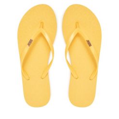 Japonki Roxy. Żółte japonki Roxy, bez wzorów, sportowe. Za 69.99 zł.