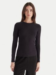 Hunkemöller Bluzka Soft 302729 Czarny Slim Fit. Czarne bluzki Hunkemöller, l, bez wzorów, z bawełny, bez kołnierzyka, bez ramiączek. Za 89.99 zł.