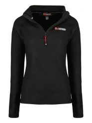 Geographical Norway Bluza polarowa "Tug" w kolorze czarnym rozmiar: XL. Czarne bluzy bez kaptura Geographical Norway, xl, bez wzorów, z polaru, bez kaptura. Za 79.21 zł.