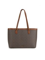 Gino Rossi Torebka D243006CCC Brązowy. Brązowe shopper bag Gino Rossi, bez wzorów, z tworzywa sztucznego, bez dodatków. Za 279.99 zł.