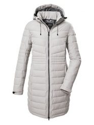 Killtec Płaszcz pikowany "KOW 96" w kolorze jasnoszarym rozmiar: 42. Szare płaszcze Killtec, m, bez wzorów, bez kaptura. Za 297.97 zł.