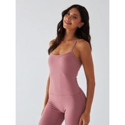 Top Sportowy BeShaped Morning Dew. Czerwone biustonosze sportowe BESHAPED, bez wzorów, z elastanu, do biegania. Za 179.00 zł.