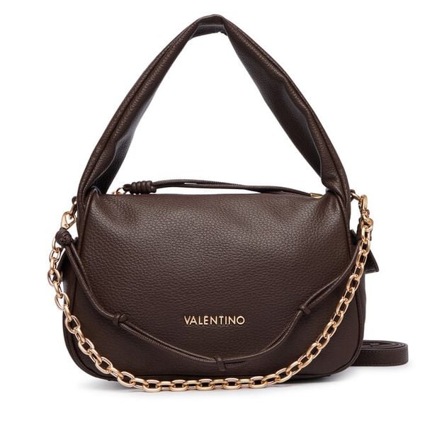 Torebka Valentino. Brązowe torebki klasyczne Valentino, bez wzorów, klasyczne, bez dodatków. Za 679.99 zł.