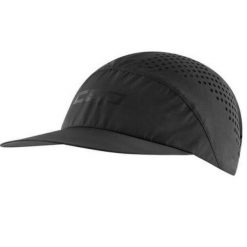 Czapka do biegania z daszkiem Pro Run Ultralight unisex. Czarne czapki z daszkiem CEP, bez wzorów, z materiału, sportowe. Za 189.00 zł.