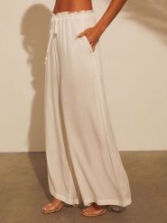 LA Angels Spodnie w kolorze beżowym rozmiar: M. Brązowe spodnie materiałowe LA Angels, bez wzorów, z materiału. Za 159.95 zł.