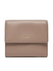 Furla Portfel Goccia M Compact WP00469 BX3036 KH 2572S Beżowy. Brązowe portfele Furla, bez wzorów, ze skóry. Za 519.99 zł.