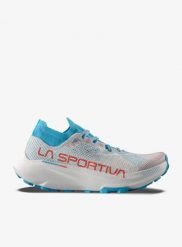 Buty trailowe damskie La Sportiva Prodigio Pro. Białe buty do biegania La Sportiva, bez wzorów, z dzianiny, bez zapięcia, do biegania. Za 802.50 zł.