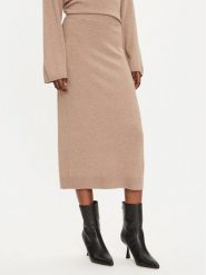 Replay Spódnica ołówkowa DK3311.000.G23714 Beżowy Regular Fit. Brązowe spódnice Replay, xl, bez wzorów, z syntetyku, ołówkowe. Za 439.99 zł.