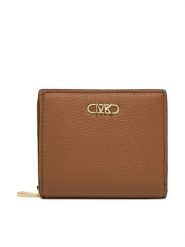 Michael Kors Mały Portfel Damski 32S5G8ED1L Brązowy. Brązowe portfele Michael Kors, bez wzorów, ze skóry. Za 349.99 zł.