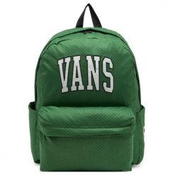 Plecak na deskorokę Vans Old Skool Backpack zielony. Zielone plecaki Vans, bez wzorów, bez dodatków. Za 199.00 zł.