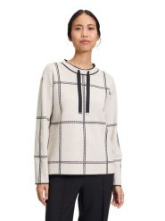 Betty Barclay Sweter w kolorze kremowym rozmiar: 40. Brązowe swetry Betty Barclay, bez wzorów, ze splotem, bez ramiączek. Za 130.99 zł.