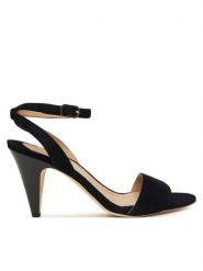 LAUREN RALPH LAUREN Sandały Gracy Sn Hes 802P15730006 Czarny. Czarne sandały Lauren Ralph Lauren, bez wzorów, ze skóry, bez obcasa, na słupku, bez zapięcia. Za 769.99 zł.