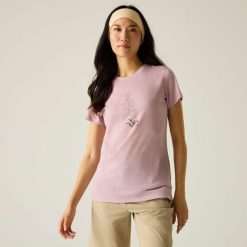 Damska koszulka Escade z krótkim rękawem i nadrukiem z mieszanki wełny merino. Niebieskie t-shirty sportowe Regatta, m, bez wzorów, z jersey, bez ramiączek. Za 249.99 zł.