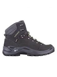 LOWA Skórzane buty turystyczne "Renegade GTX Mid Ws" w kolorze antracytowym rozmiar: 40. Czarne buty trekkingowe Lowa, bez wzorów, z gore-texu, bez zapięcia, outdoorowe, gore-tex. Za 695.99 zł.