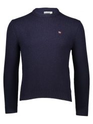 Napapijri Sweter w kolorze granatowym rozmiar: XS. Niebieskie swetry Napapijri, xs, bez wzorów, bez ramiączek. Za 186.19 zł.