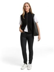 Tom Tailor Dżinsy - Skinny fit - w kolorze czarnym rozmiar: W30/L32. Czarne jeansy Tom Tailor, l, z aplikacjami, ze skóry, klasyczne, z podwyższonym stanem. Za 87.61 zł.