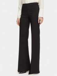 Rinascimento Spodnie materiałowe CFC0130141003 Czarny Wide Leg. Czarne spodnie materiałowe Rinascimento, bez wzorów, z materiału. Za 449.99 zł.