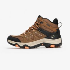 Second Life - Buty turystyczne damskie Quechua MH500 wodoodp... - Stan Doskonały. Brązowe buty trekkingowe QUECHUA, z kauczuku, przed kolano, bez zapięcia. Za 246.99 zł.