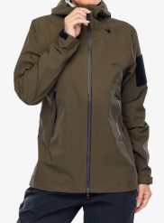 Kurtka przeciwdeszczowa damska Helikon-Tex Squall Hardshell. Zielone kurtki HELIKON-TEX, m, bez wzorów, z hardshellu, bez kaptura. Za 879.99 zł.