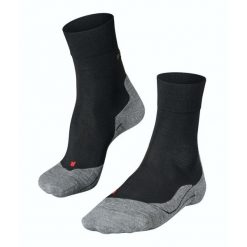 Skarpetki damskie Falke RU4 Wool. Czarne skarpetki Falke, bez wzorów, z materiału. Za 147.50 zł.