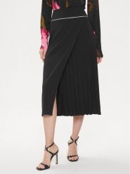 Rinascimento Spódnica midi CFC0118252003 Czarny Regular Fit. Czarne spódnice Rinascimento, l, bez wzorów, z syntetyku, midi. Za 249.99 zł.