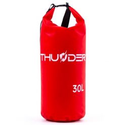 Worek wodoodporny, wodoszczelny, torba na kajak, plecak turystyczny SUP 30L. Czerwone torby sportowe THUNDER, bez wzorów, z materiału, na ramię. Za 50.00 zł.